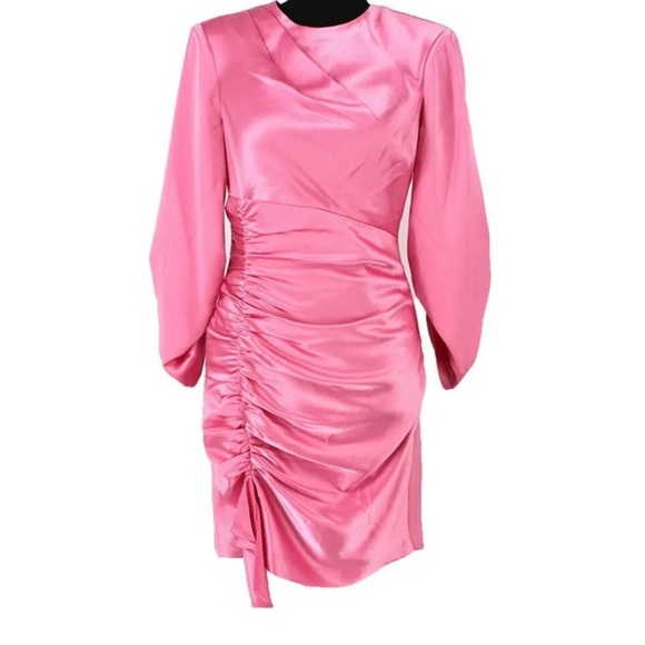 Gorgeous Cinq a Sept Pink Satin Dress - Picture 1 of 11